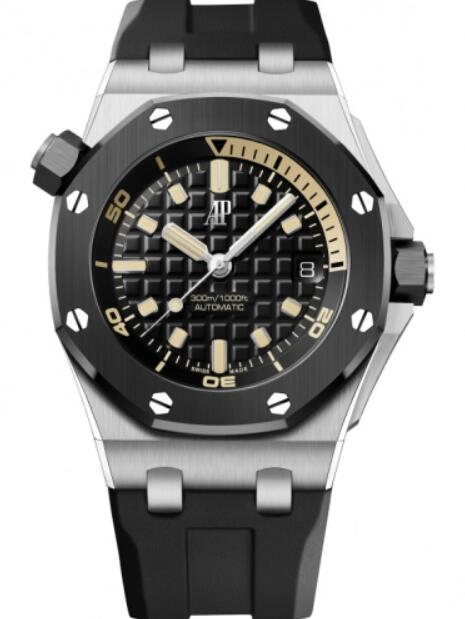 Audemars Piguet Royal Oak Offshore Diver oro blanco 42 mm esfera negra 15720CN.OO.A002CA.01 - A ESTRENAR Reloj