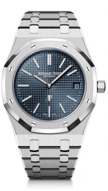 Audemars Piguet Royal Oak Jumbo Extrafino Acero Inoxidable 39mm Azul 16202ST.OO.1240ST.01 Reloj