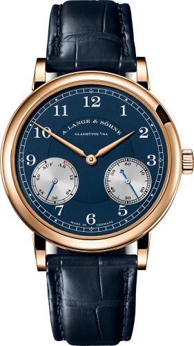 A Lange&Sohne 1815 234.042 Caja en oro rosa Esfera azul Reloj