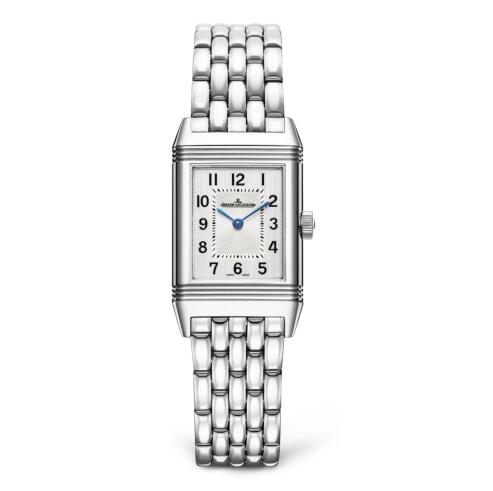 Jaeger-LeCoultre Reverso Classic Small Pulsera de plata de acero inoxidable 2608140 Reloj