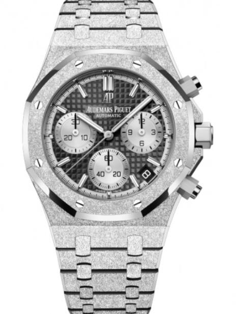 Audemars Piguet Royal Oak Frosted Gold Automatico Cronografo Oro Blanco 41mm Negro 26239BC.GG.1224BC.02 Reloj