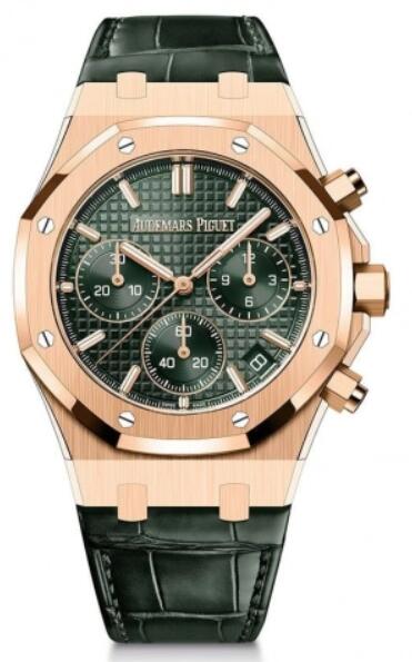 Audemars Piguet Royal Oak Automatico Cronografo Oro rosa 41 mm Esfera caqui 26240OR.OO.D404CR.01 Reloj