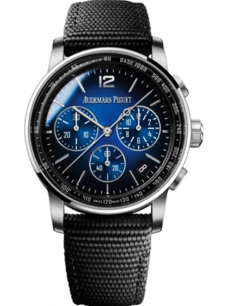 Audemars Piguet Code 11.59 Automatico Cronografo Oro Blanco 41mm Azul 26393BC.OO.A002KB.01 Reloj