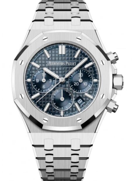 Audemars Piguet Royal Oak Automatico Cronografo Acero inoxidable 38 mm Esfera azul 26715ST.OO.1356ST.01 Reloj