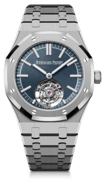 Audemars Piguet Royal Oak Automatico Flying Tourbillion Titanio 41mm Azul 26730TI.OO.1320TI.01 Reloj