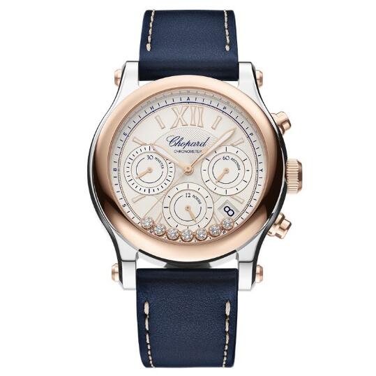 Chopard Happy Sport Chrono Diamantes Automatico 40 mm 278615-6001 Reloj