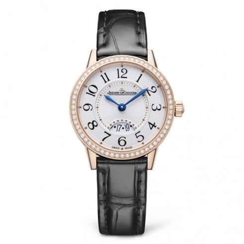 Jaeger-LeCoultre Rendez-Vous Fecha Pequeno Cuarzo Rosa Oro 3402530 Reloj