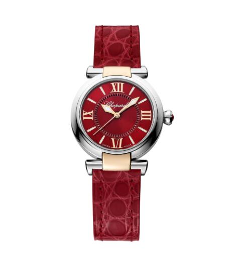 Chopard Imperiale 29.00 mm oro rosa esfera roja 388563-6016 Reloj