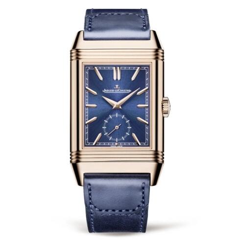 Jaeger-LeCoultre Reverso Tribute Duoface Fagliano oro rosa azul marcar 398258J Reloj