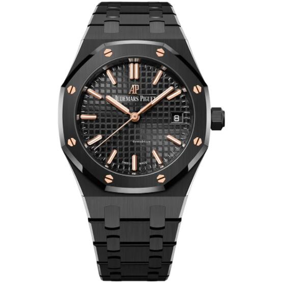 Audemars Piguet Royal Oak Automatico 50th Anniversary Ceramica Negra 34mm Esfera Negra 77350CE.OO.1266CE.01.A Reloj