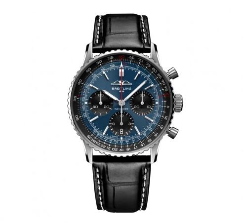 Breitling Navitimer B01 Cronografo 41 Acero inoxidable Esfera azul AB0139241C1P1 Reloj