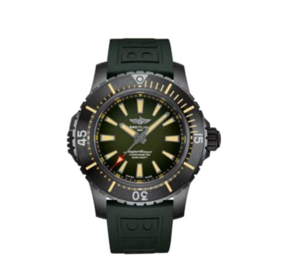 Breitling Superocean Automatico Esfera Verde Hombre V17369241L1S2 Reloj