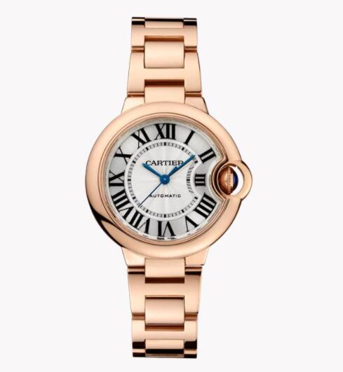 Cartier Ballon Bleu 33MM Esfera plateada WGBB0042 WGBB0042 Reloj