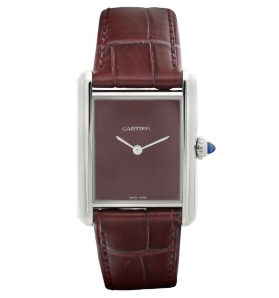 Cartier Tank Must cuarzo rojo marcar Senoras WSTA0054 Reloj
