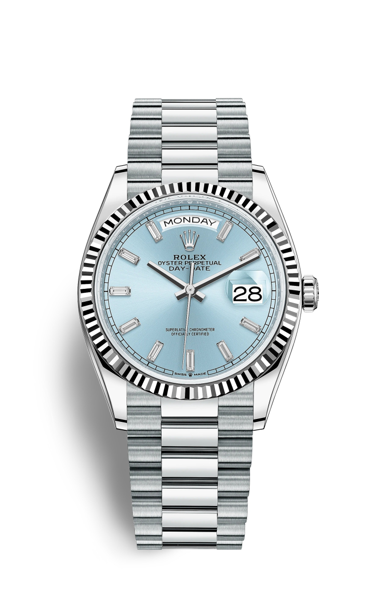 Rolex Day-Date 36 Platino M128236-0009 Reloj