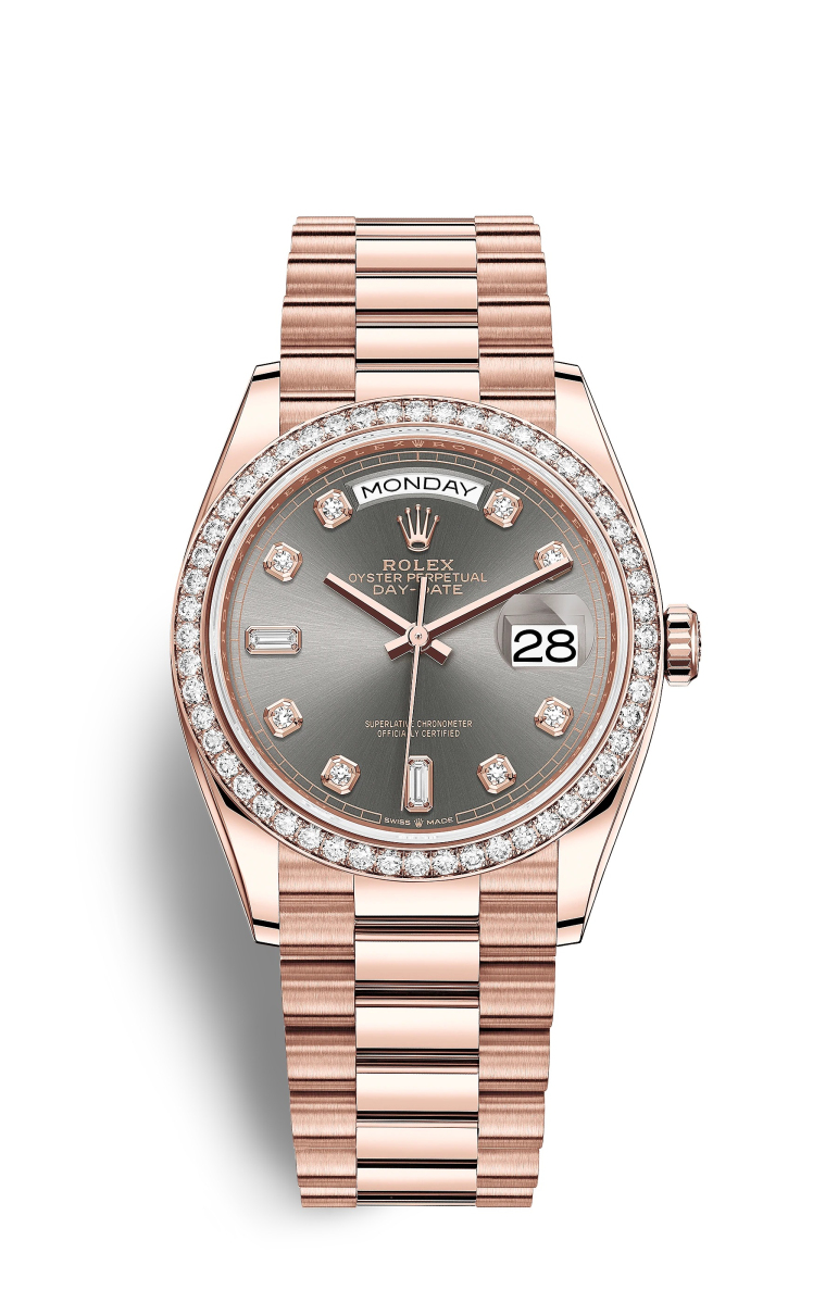 Rolex Day-Date 36 Oro Everose de 18 quilates M128345RBR-0052 Reloj