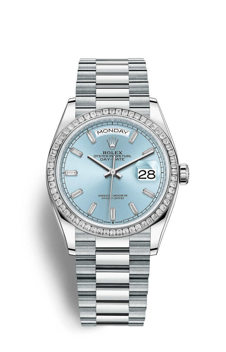 Rolex Day-Date 36 Platino M128396TBR-0003 Reloj