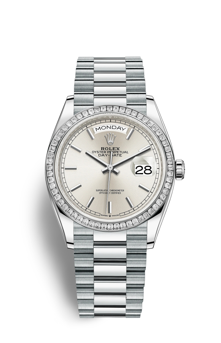 Rolex Day-Date 36 Platino M128396TBR-0004 Reloj