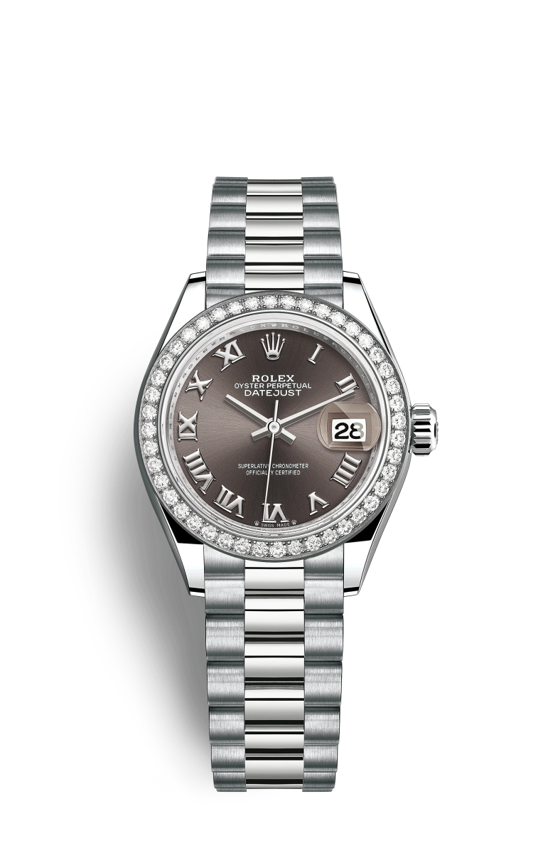 Rolex Lady-Datejust Oro blanco de 18 quilates 28 mm M279139RBR-0010 Reloj