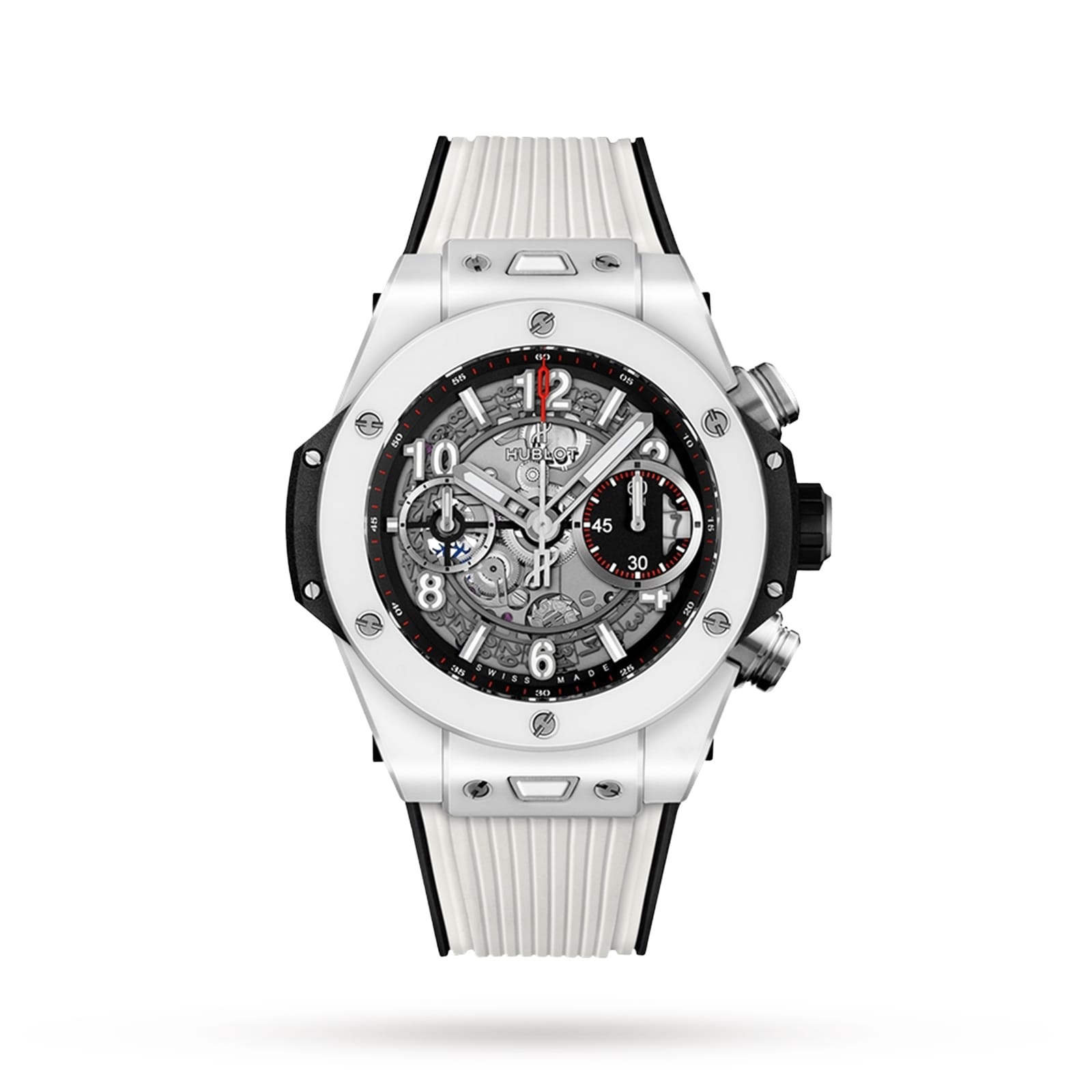 Reloj Hublot Big Bang Unico Ceramica Blanca 44mm 421.HX.1170.RX