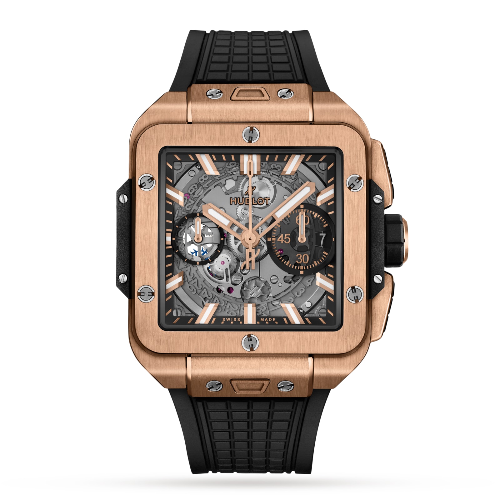 Reloj Hublot Square Bang Unico King Gold 42 mm para hombre 821.OX.0180.RX