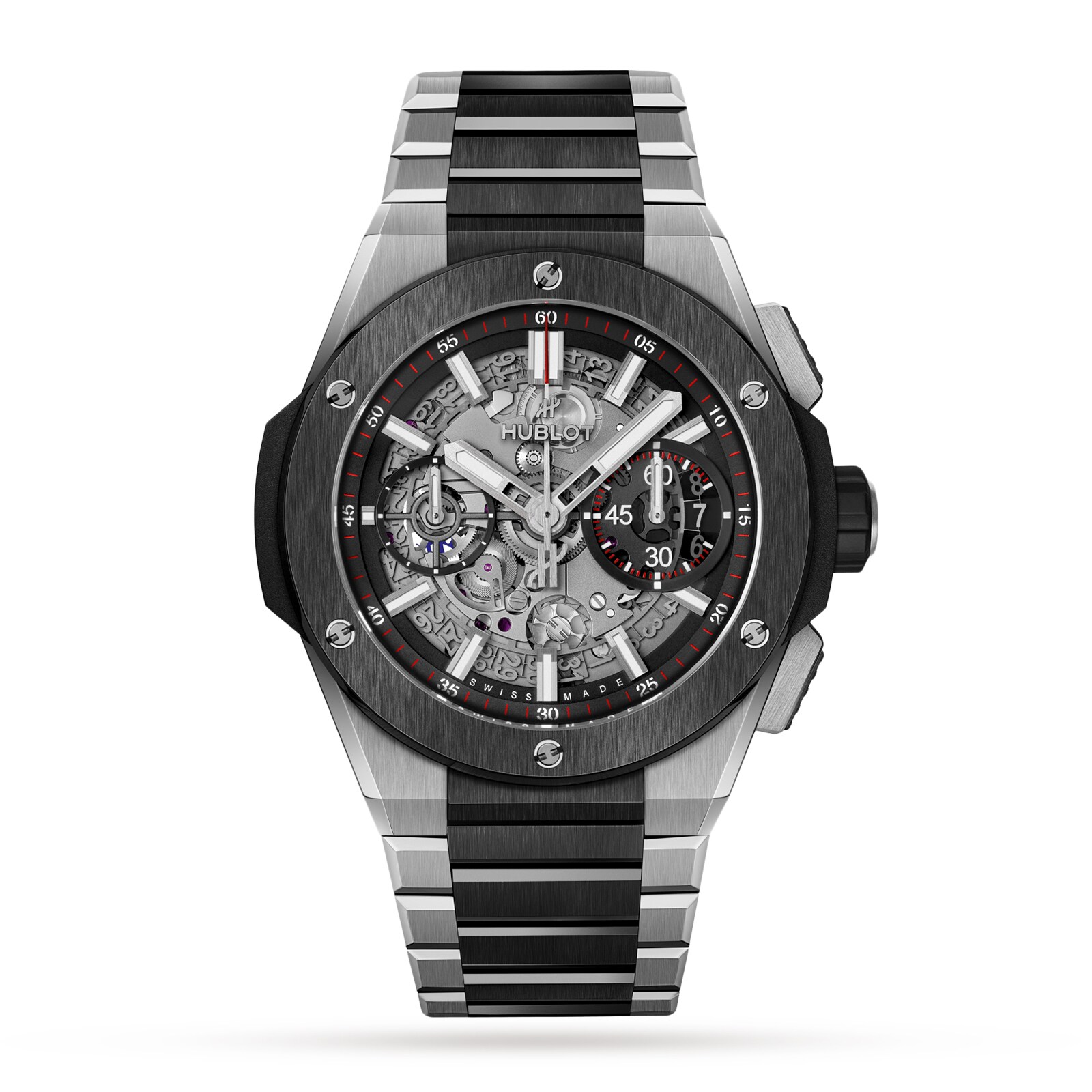 Reloj Hublot Big Bang integrado titanio ceramica 42 mm para hombre 451.NM.1170.NM