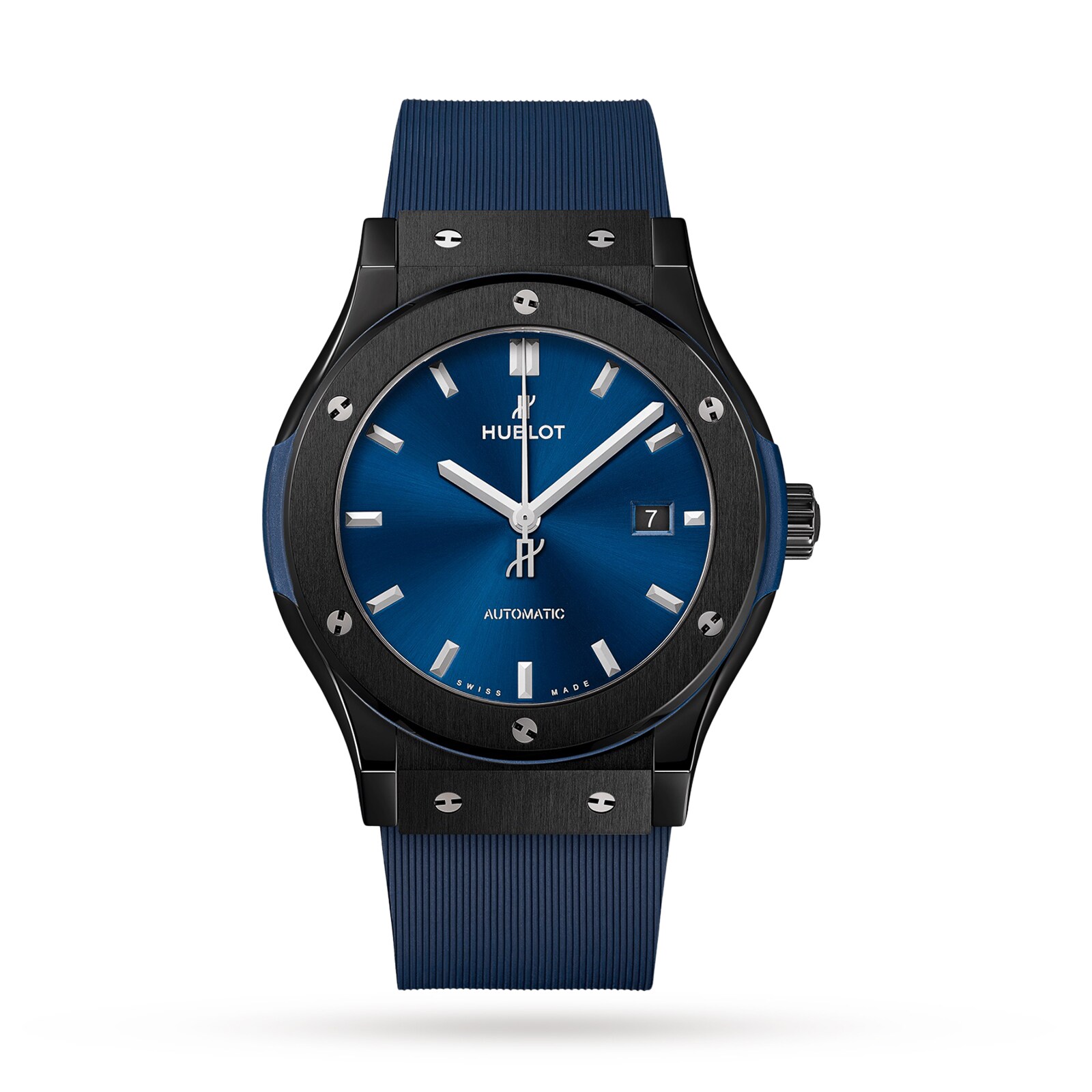 Reloj Hublot Classic Fusion Ceramica Azul 42mm 542.CM.7170.RX