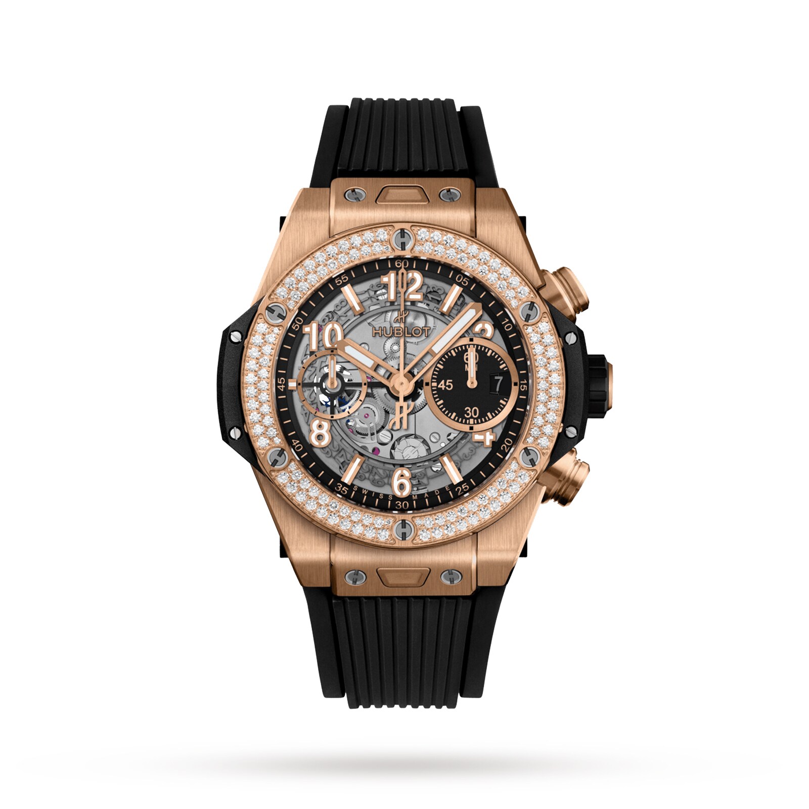 Reloj Hublot Big Bang Unico Rey Oro Diamantes 42mm 441.OX.1181.RX