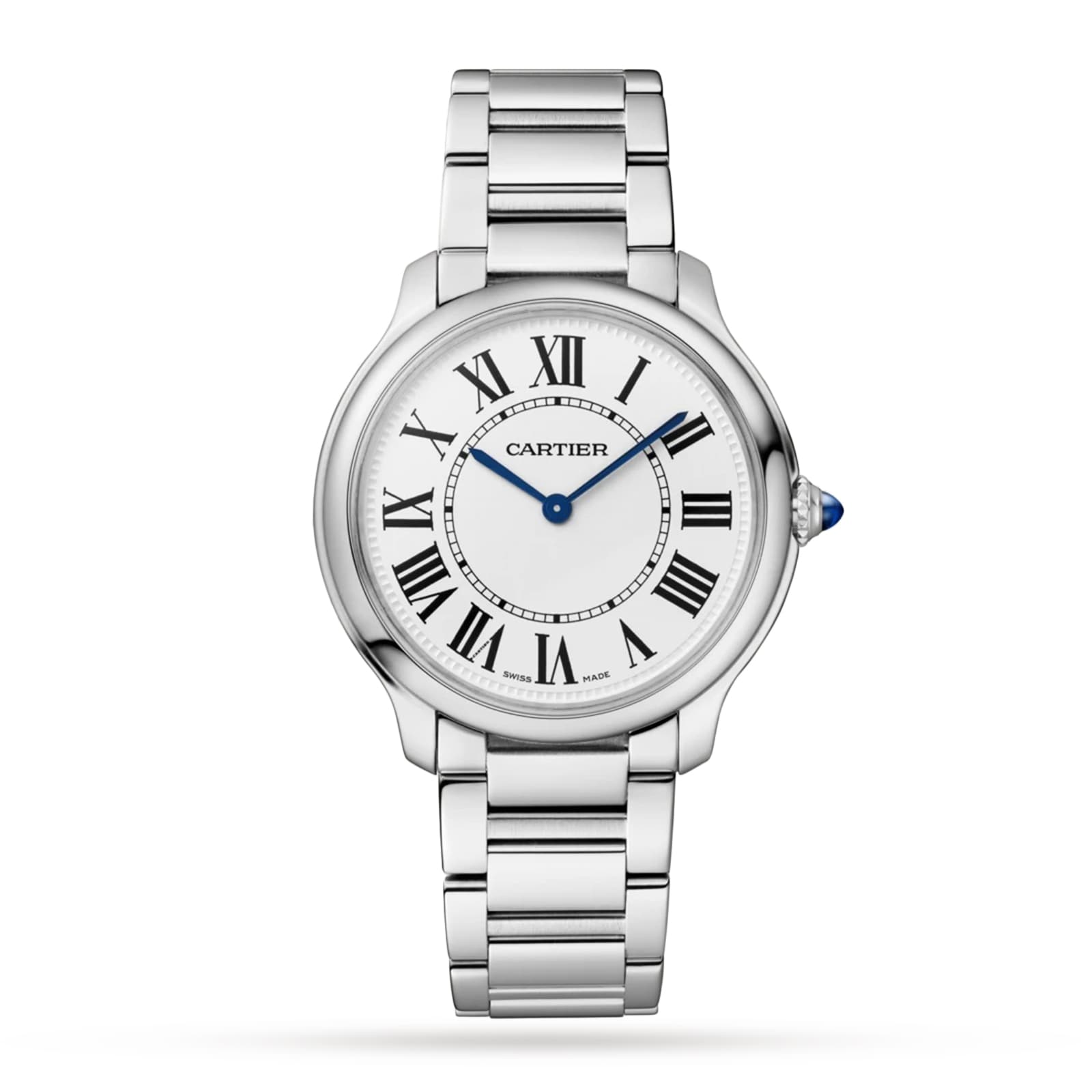 Reloj Cartier Ronde Must De Cartier 36mm Movimiento de Cuarzo de Alta Autonomia Acero WSRN0034