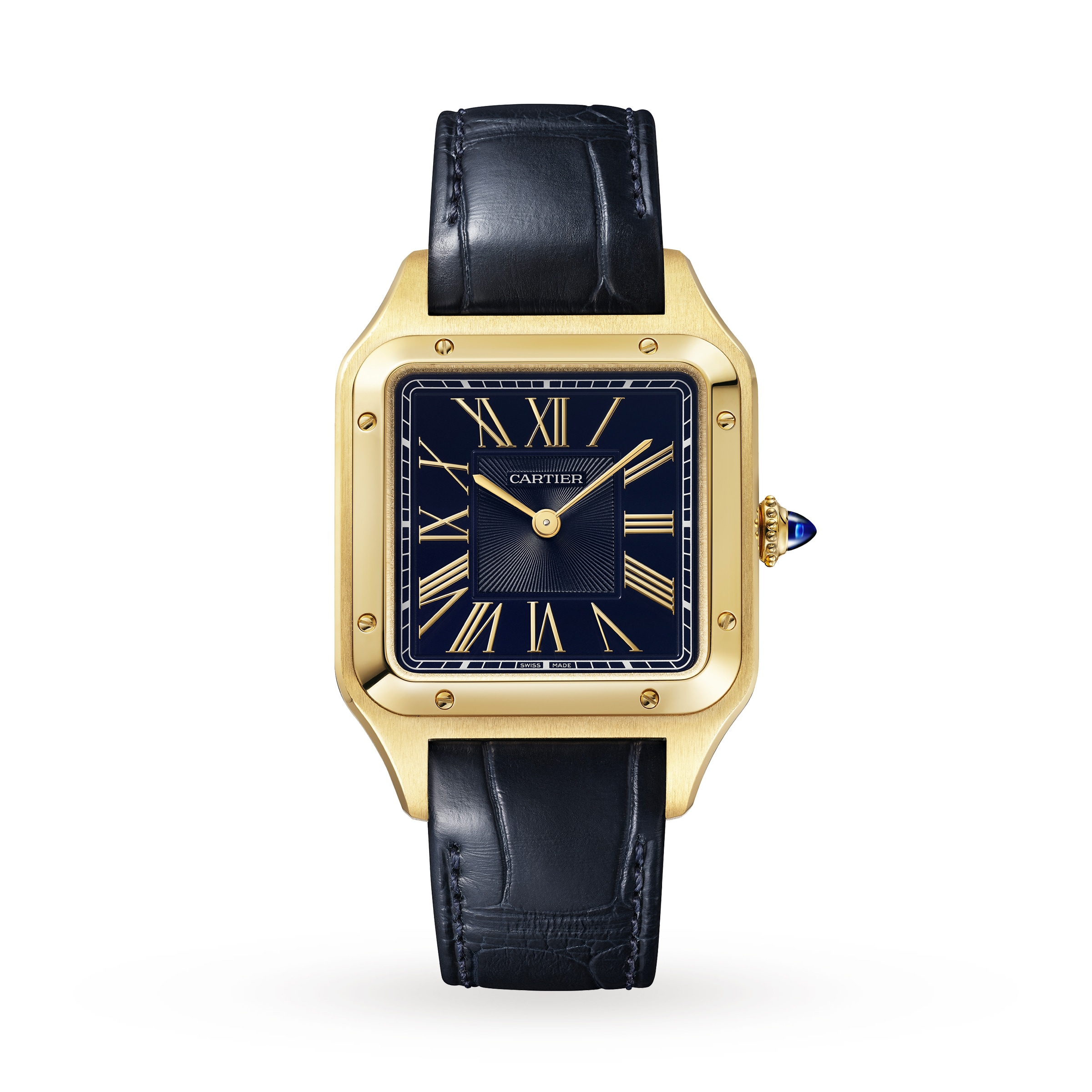 Reloj Cartier Santos-Dumont Grande Oro Amarillo Alta Autonomia Cuarzo WGSA0077