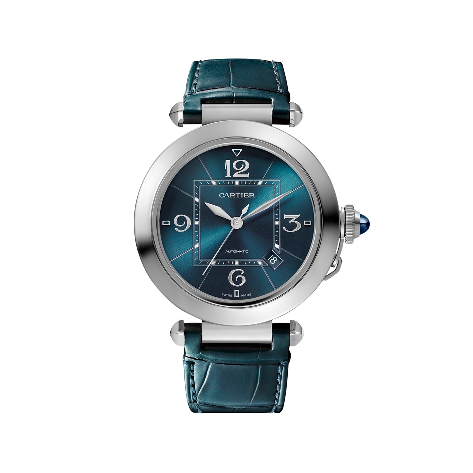 Reloj Cartier Pasha de Cartier movimiento mecanico de 41 mm con carga automatica calibre 1847 MC. WSPA0038
