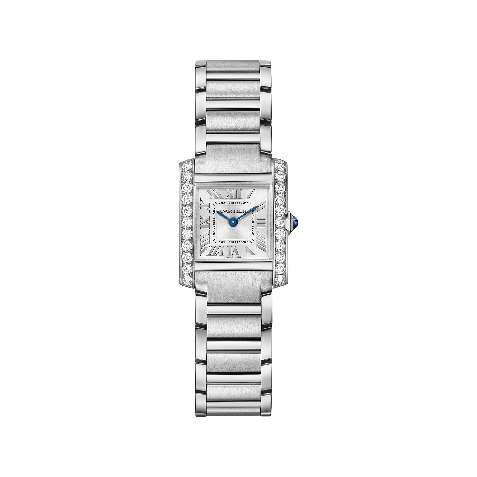 Reloj Cartier Tank Francaise pequeno movimiento de cuarzo. W4TA0020