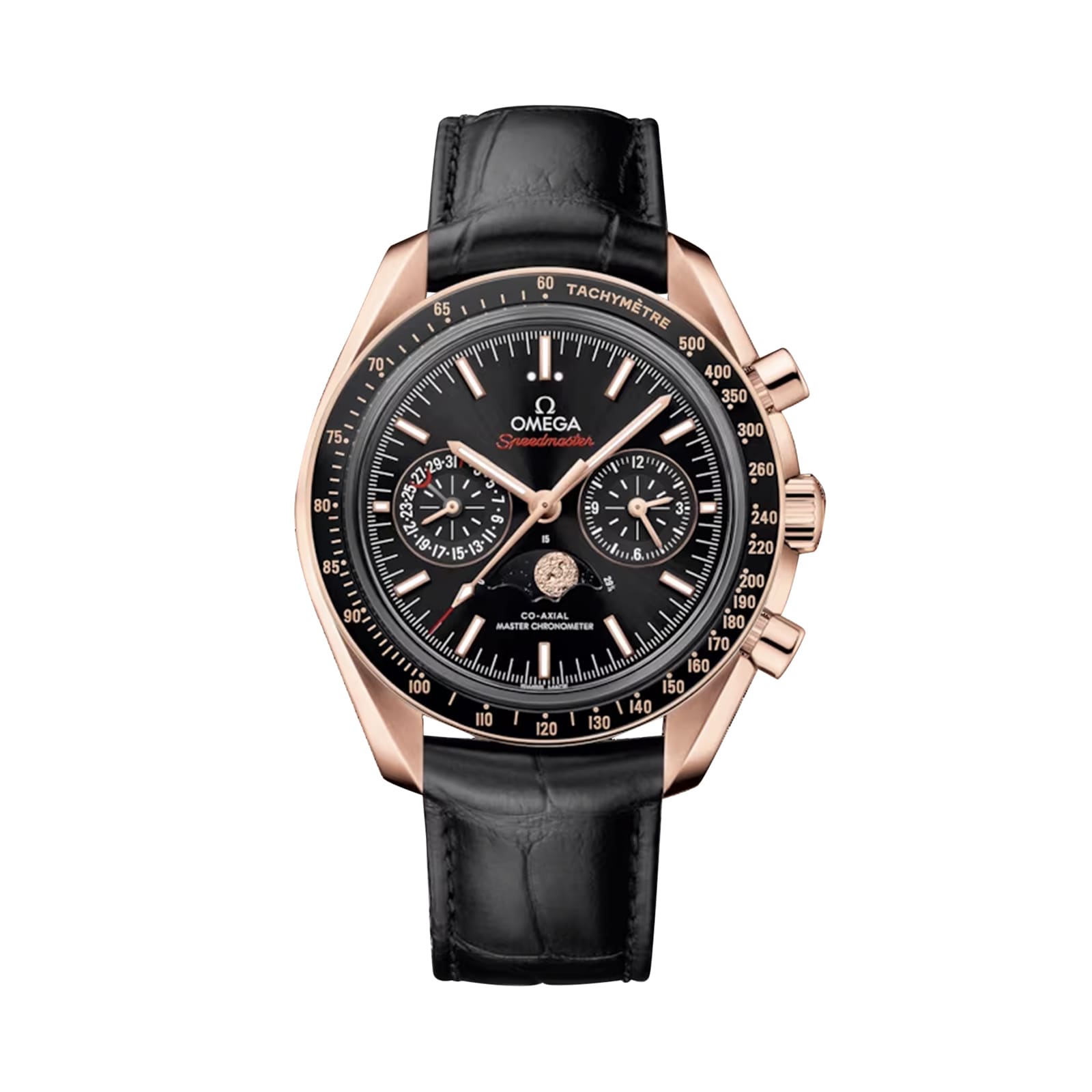 Reloj Omega Speedmaster Moonphase 44mm para hombre negro O30463445201001