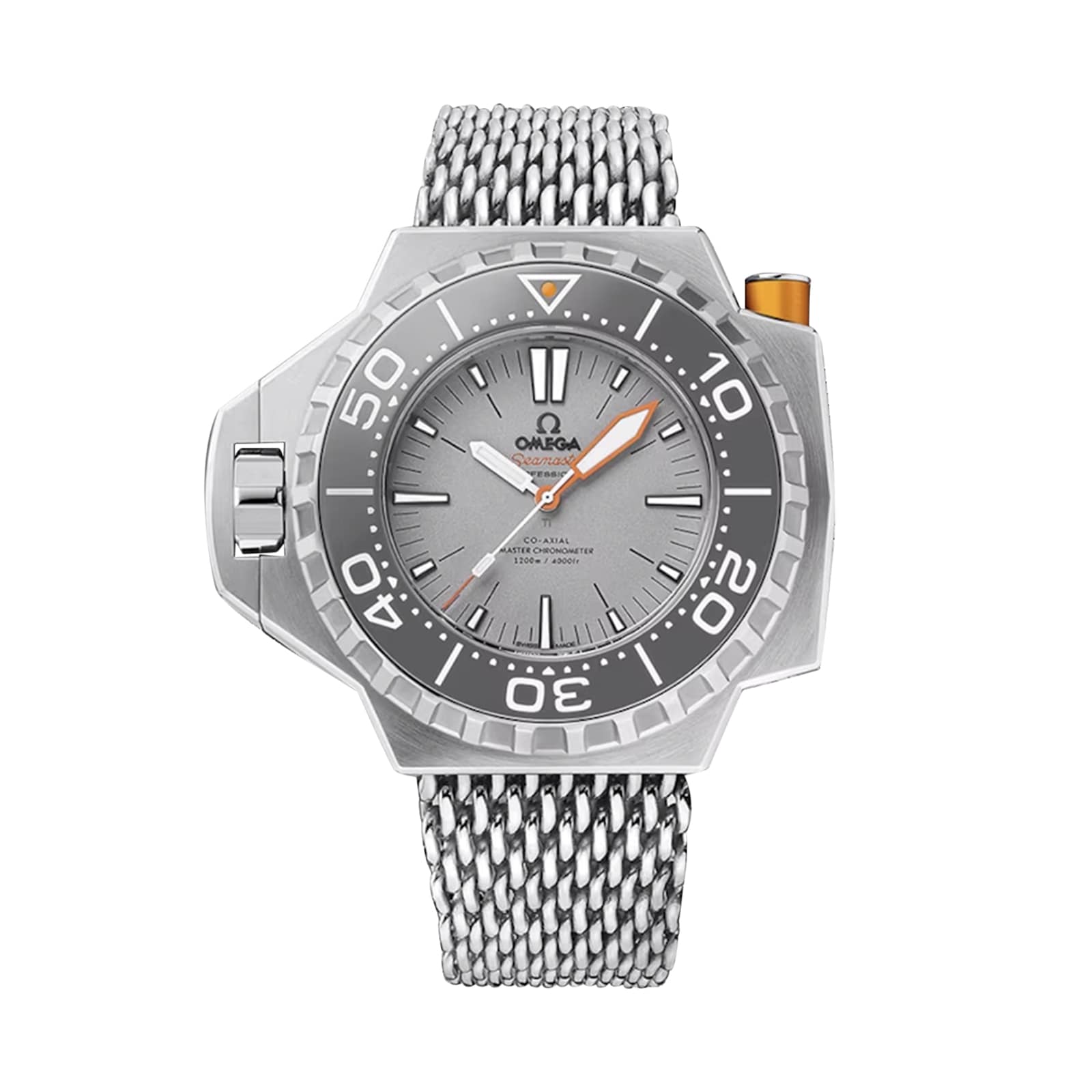 Reloj Omega Seamaster Ploprof de 55 mm para hombre gris O22790552199001