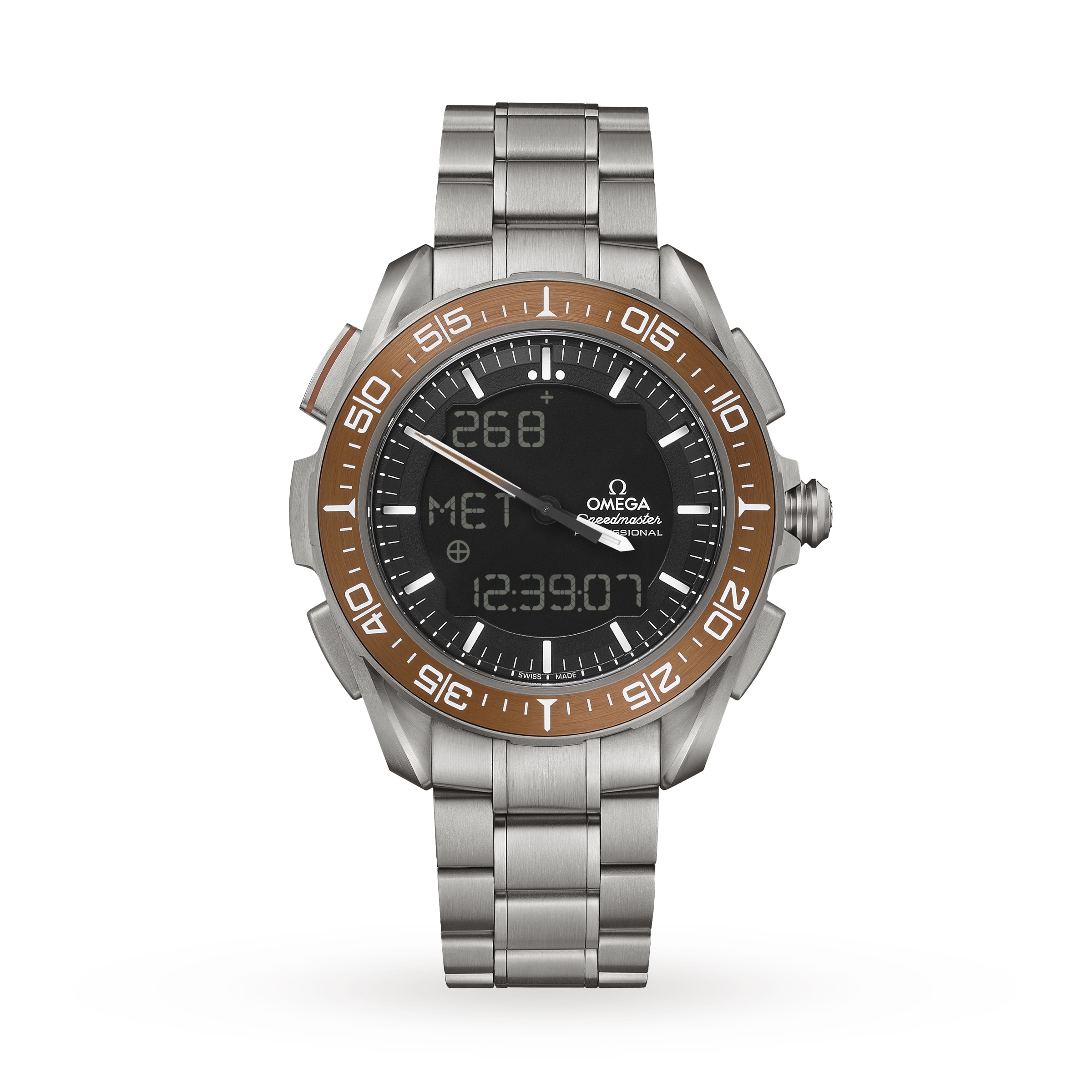 Reloj Omega Speedmaster Time On Mars de 45 mm para hombre O31890457901003