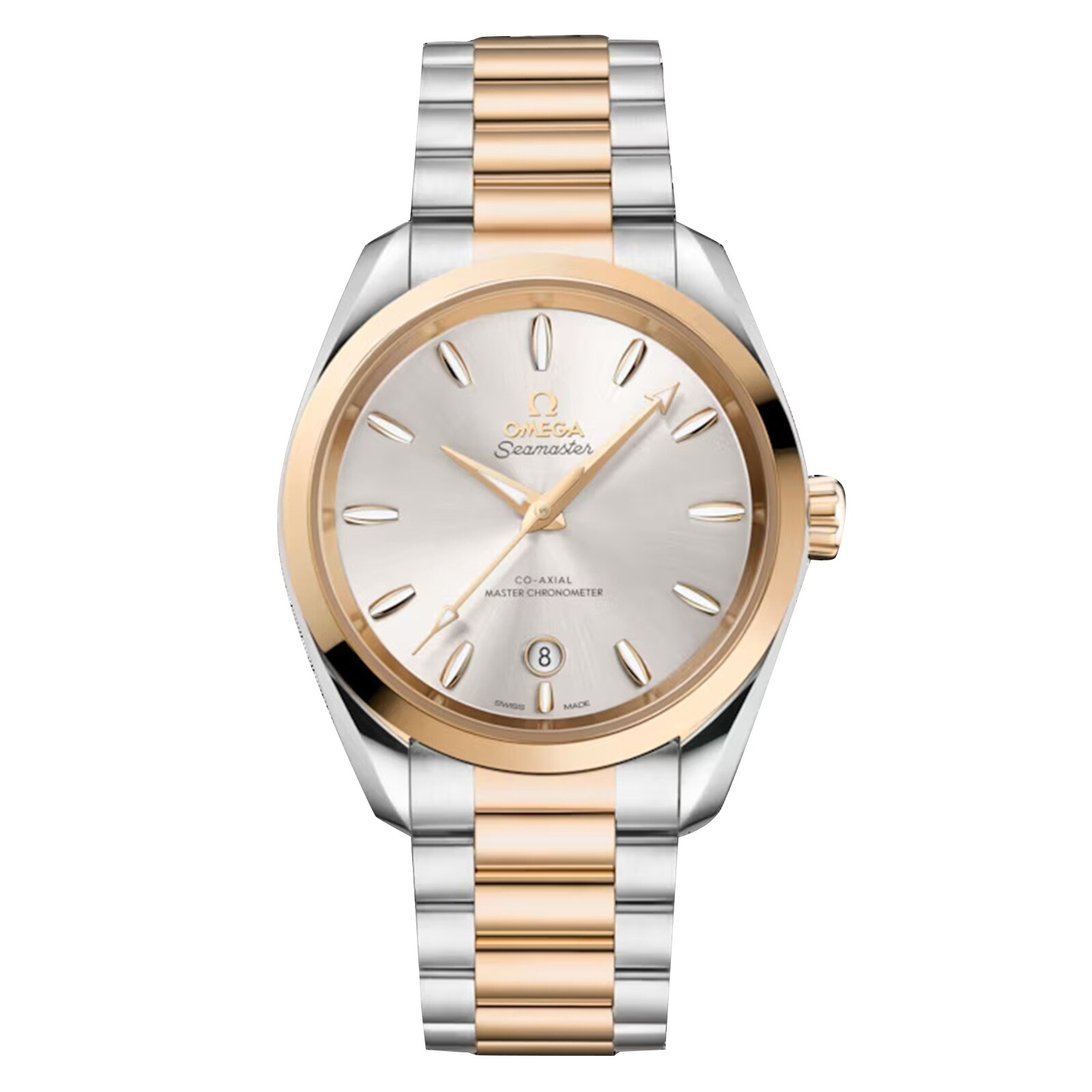 Reloj Omega Seamaster Aqua Terra Shades de 38 mm para mujer plateado O22020382002002
