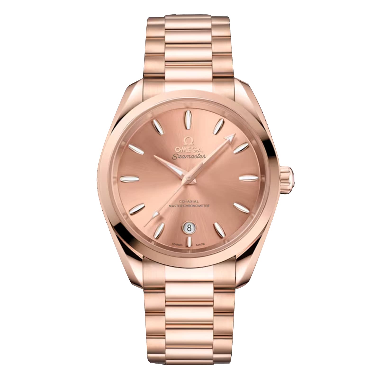 Reloj Omega Seamaster Aqua Terra Shades de 38 mm para mujer, color rosa O22050382010001