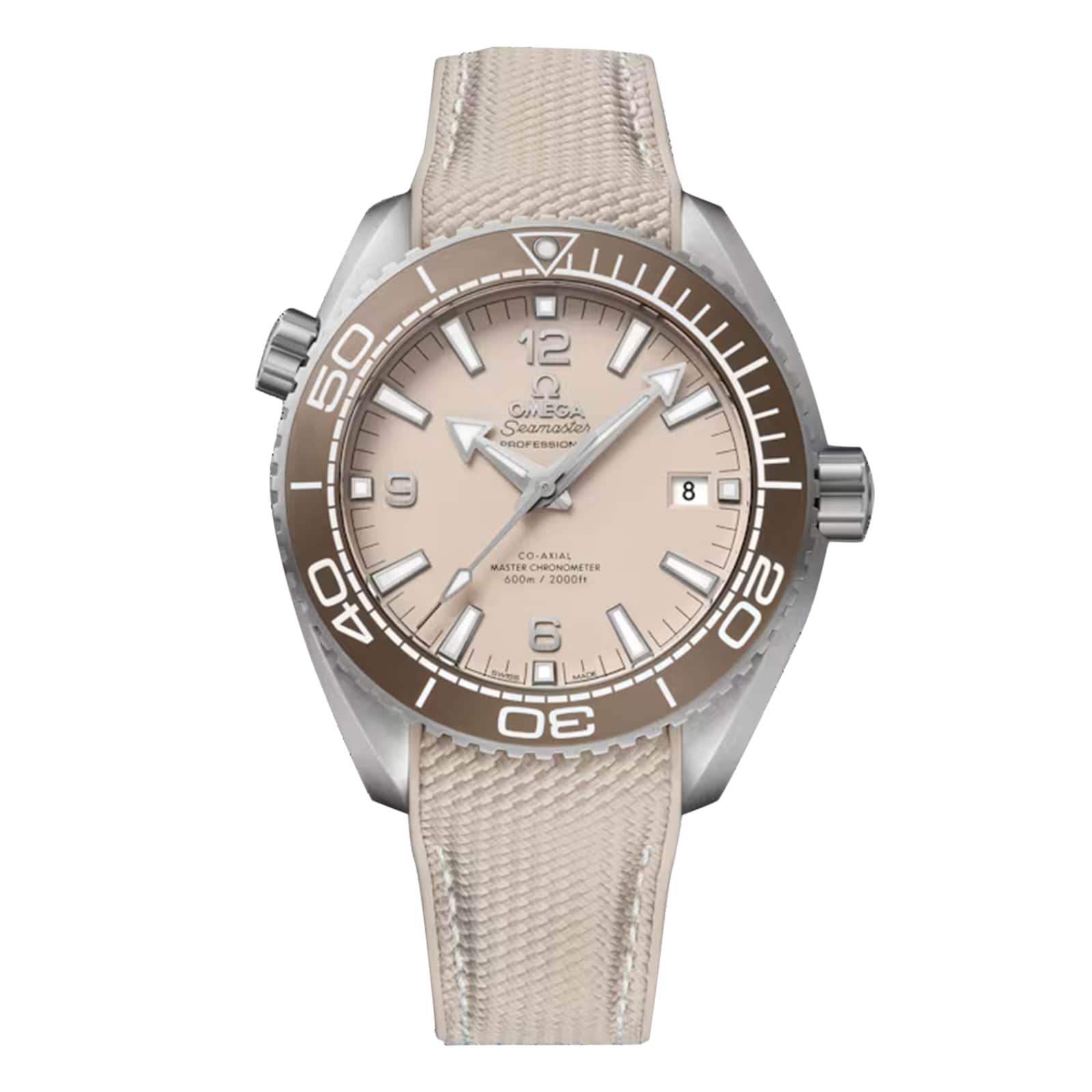 Reloj Omega Seamaster Planet Ocean 600M 43,5 mm para hombre Beige O21532442109001