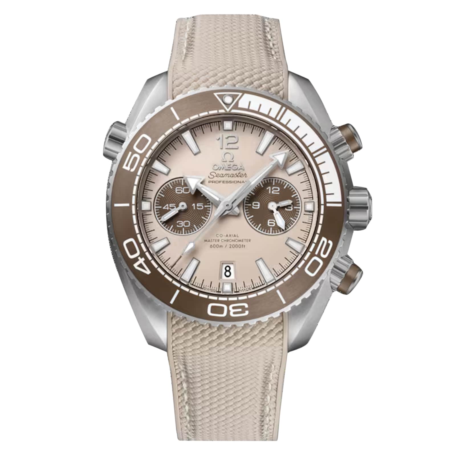 Reloj Omega Seamaster Planet Ocean 600M 45,5 mm para hombre Beige O21532465109001