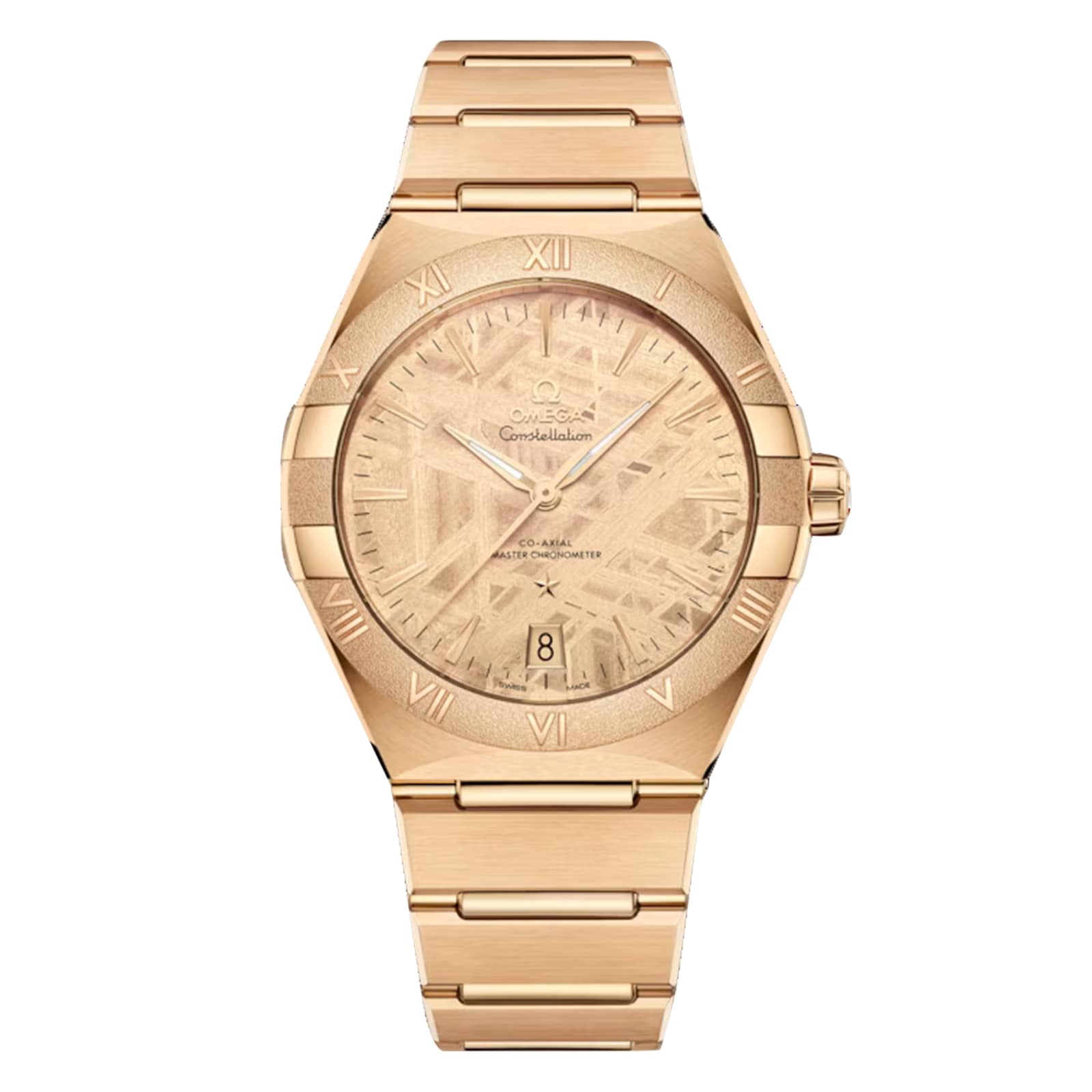 Reloj Omega Constellation de 41 mm para hombre, amarillo, O13150412199001