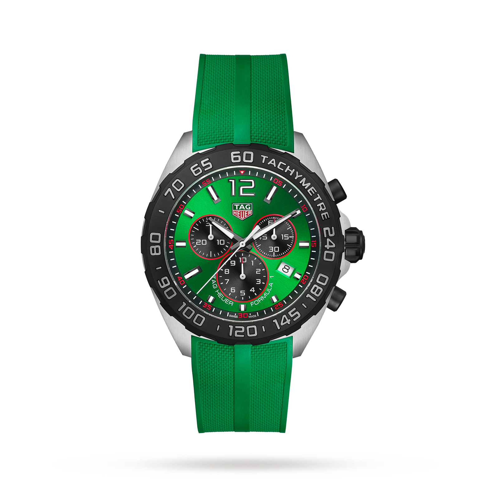 Reloj TAG Heuer Formula 1 Cronografo 43mm para hombre Verde CAZ101AP.FT8056
