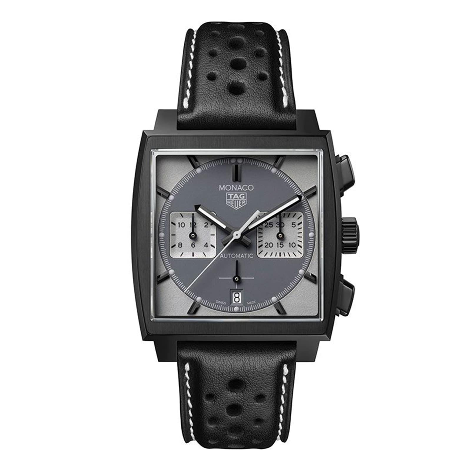 Reloj TAG Heuer Monaco Cronografo Night Driver 39mm para hombre Gris CBL2181.FC6515