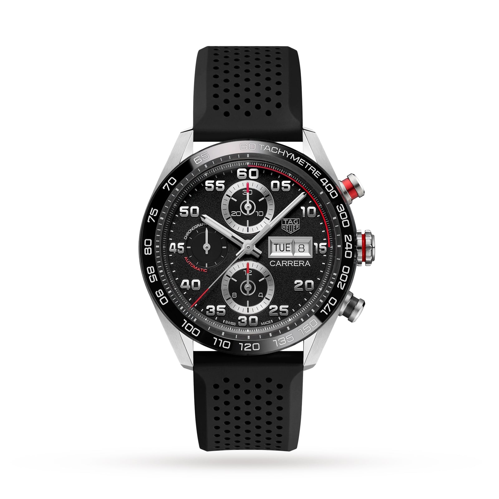Reloj TAG Heuer Carrera 44mm para hombre Caucho CBN2A1AA.FT6228
