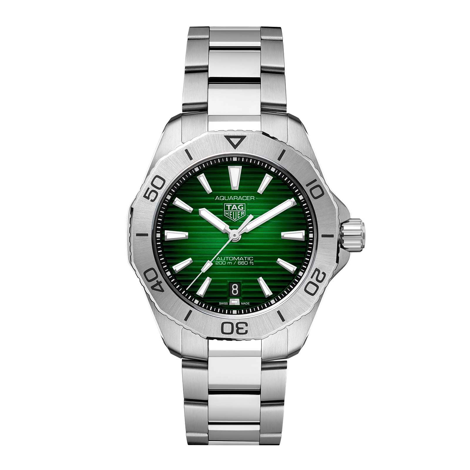 Reloj TAG Heuer Aquaracer Professional 200 40 mm para hombre verde WBP2115.BA0627