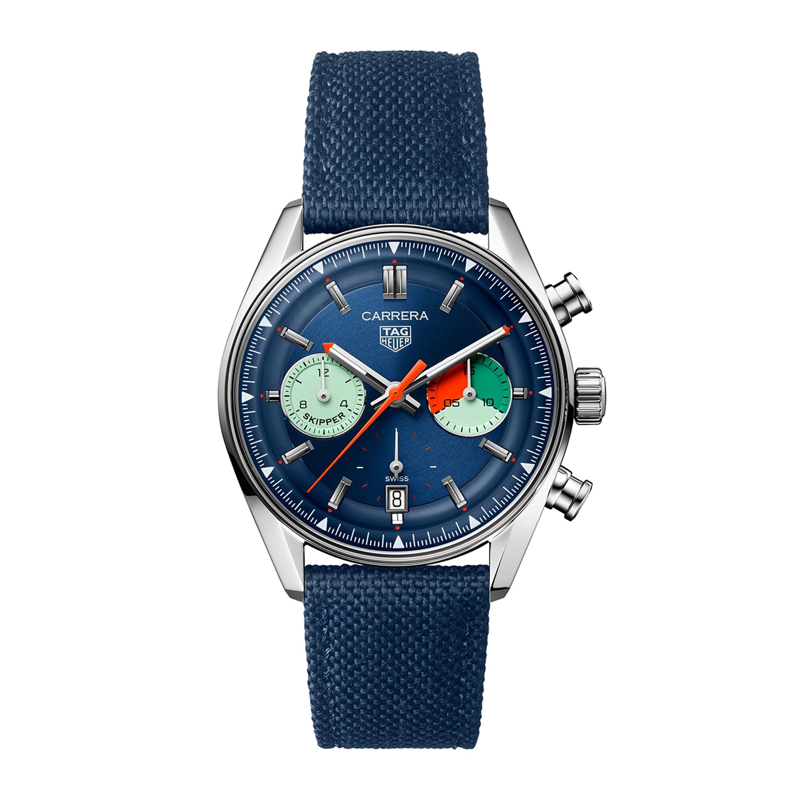 Reloj TAG Heuer Carrera Cronografo Skipper 39mm para hombre Azul CBS2213.FN6002