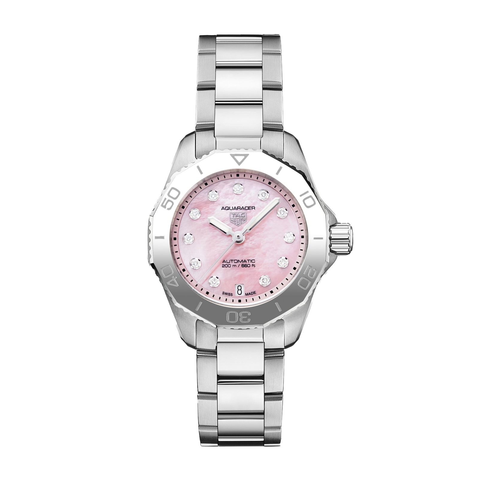Reloj TAG Heuer Aquaracer 30 mm para mujer rosa fresa Los relojes del grupo suizo exclusivo WBP2416.BA0622