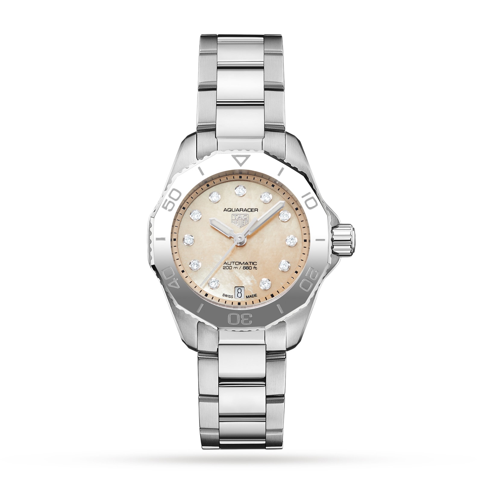 Reloj TAG Heuer Aquaracer 30 mm para mujer Caramelo Los relojes del grupo suizo Exclusivo WBP2417.BA0622