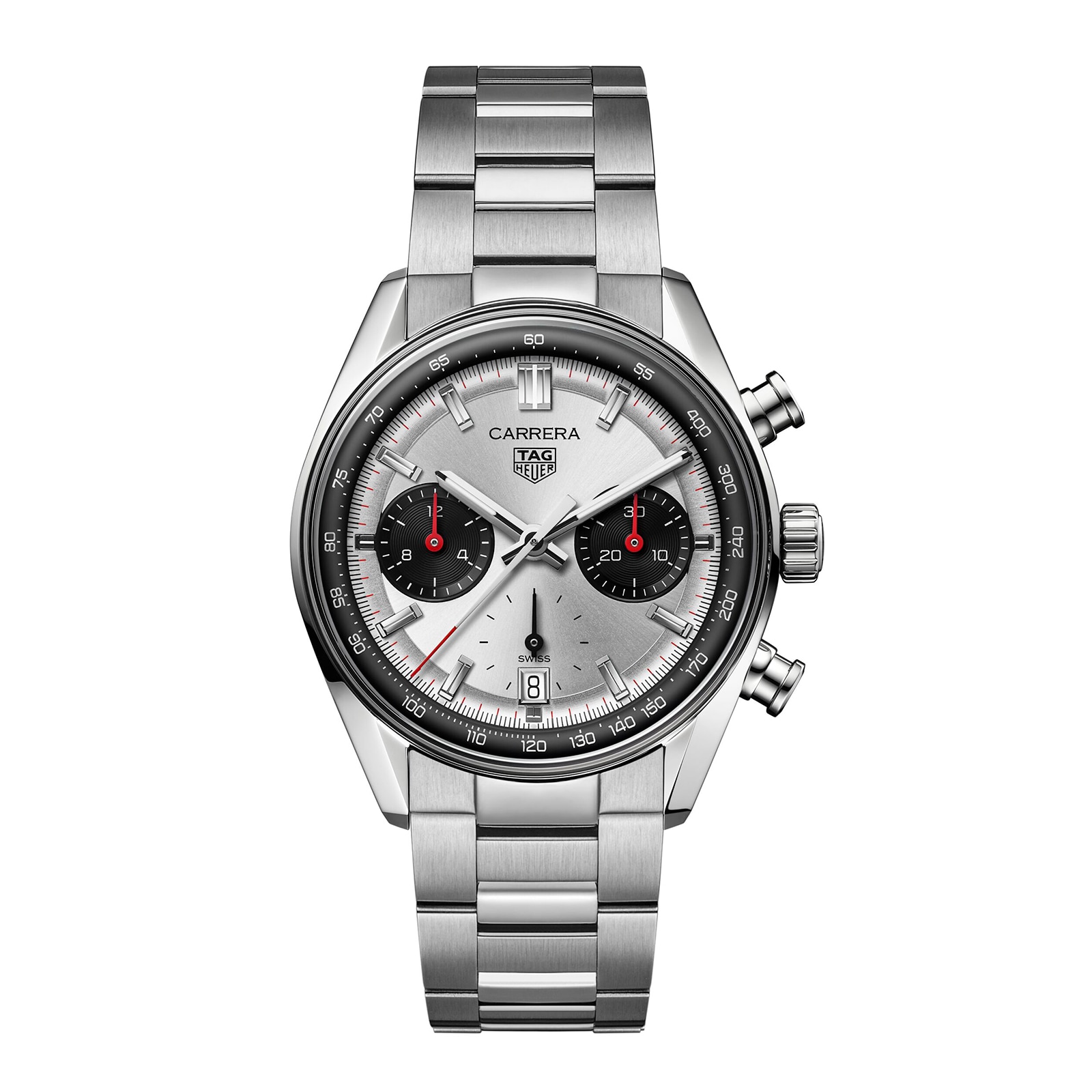 Reloj TAG Heuer Carrera Cronografo 39mm para hombre Plata CBS2216.BA0041
