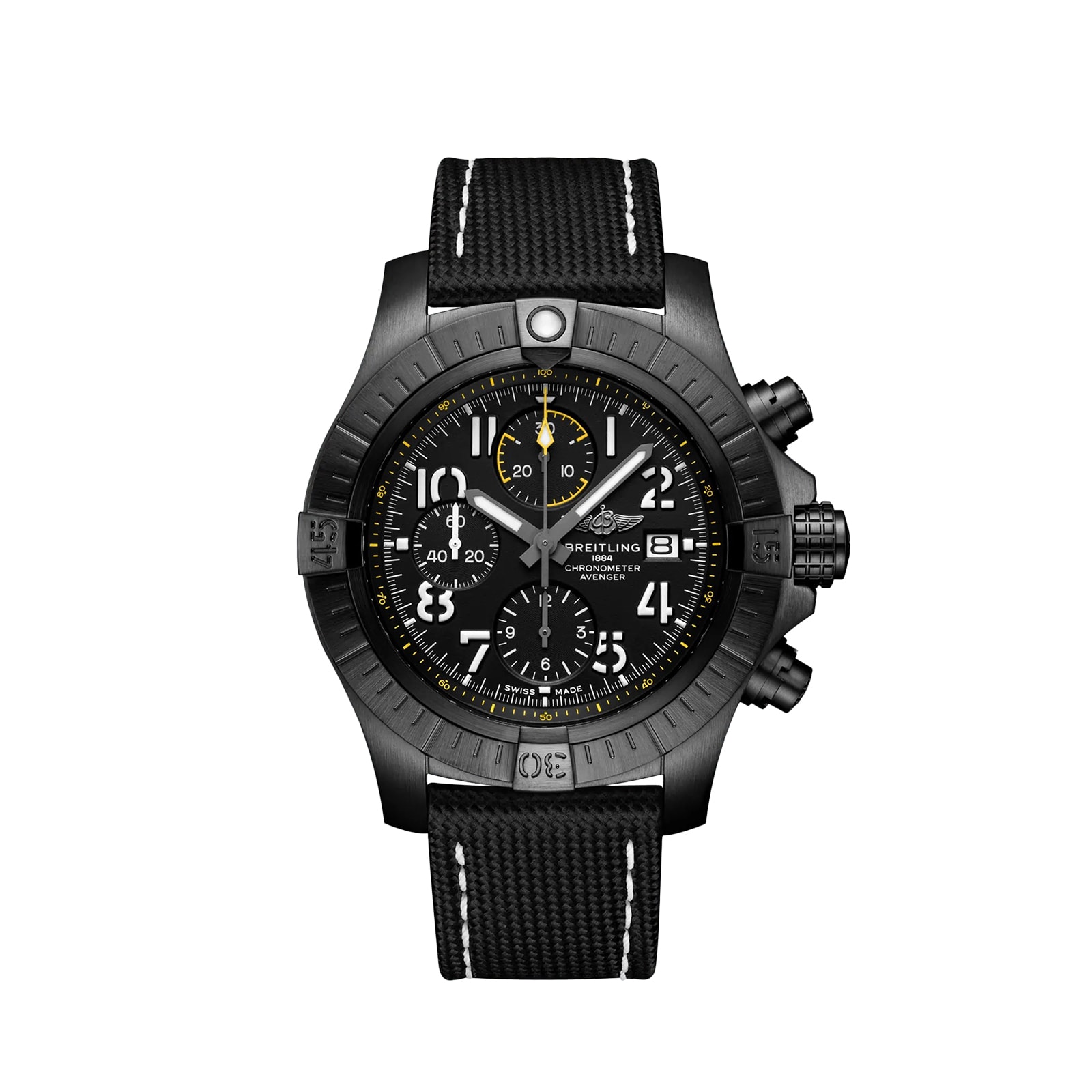 Reloj Breitling Avenger Cronografo Night Mission 45mm para hombre Negro V13317101B1X1