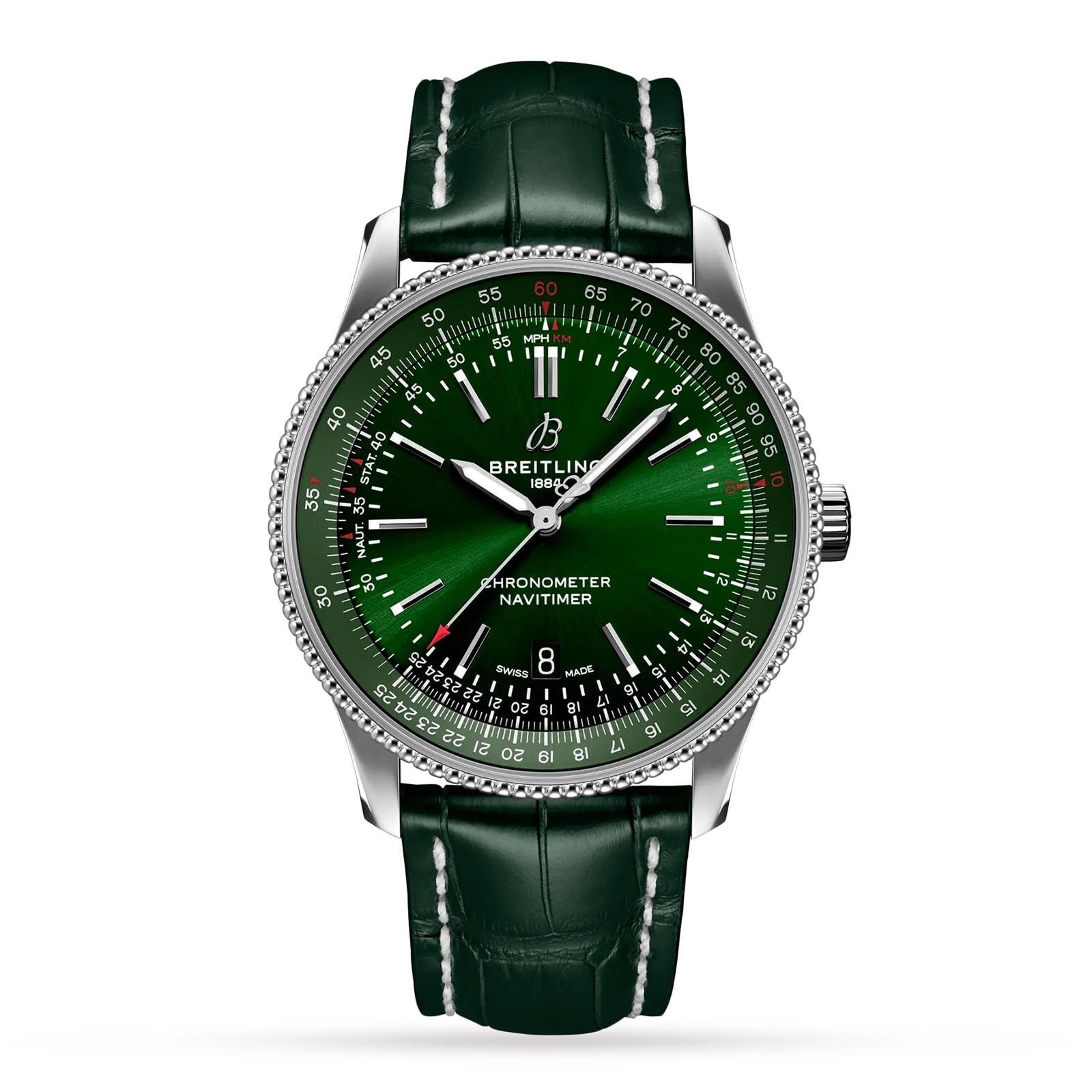 Reloj Breitling Navitimer 41 automatico con correa de cuero A17326361L1P2